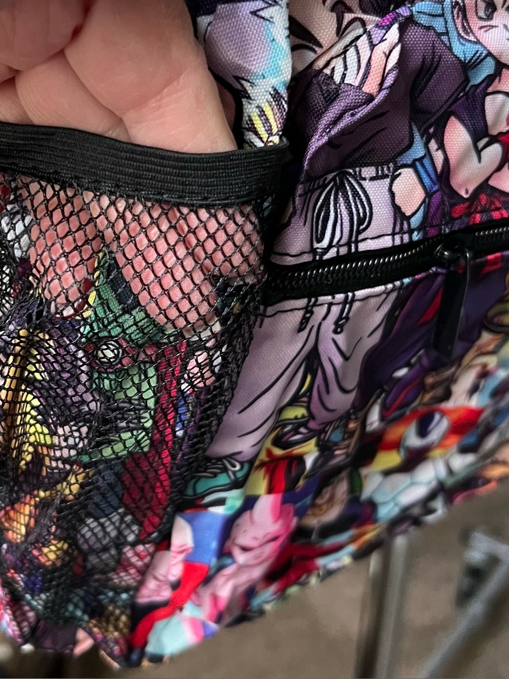 Anime Character New Colorful Print Backpack - Multicolor - Picture 4 of 11